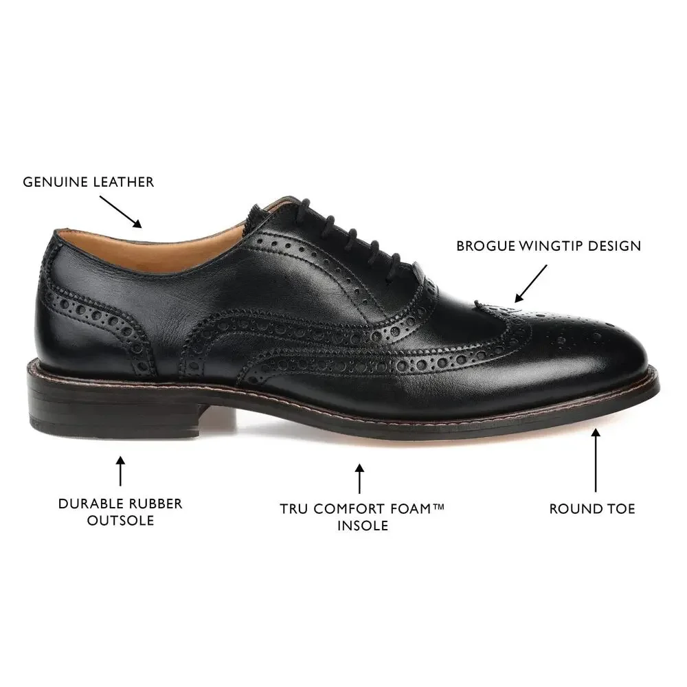 Thomas & Vine Mens Franklin Tru Comfort Foam Lace-up Dress Wingtip Oxford 12 M